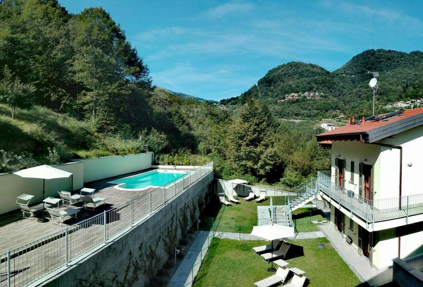 Vista Dolce Isola _ Lakeview Pool, Terrace & Garden Apartment Argegno Kültér fotó